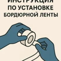 Бордюрная лента для ванны и кухни