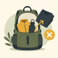Что убрать из рюкзака перед походом